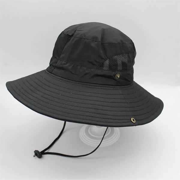Side Mesh Bucket Fisherman Hat