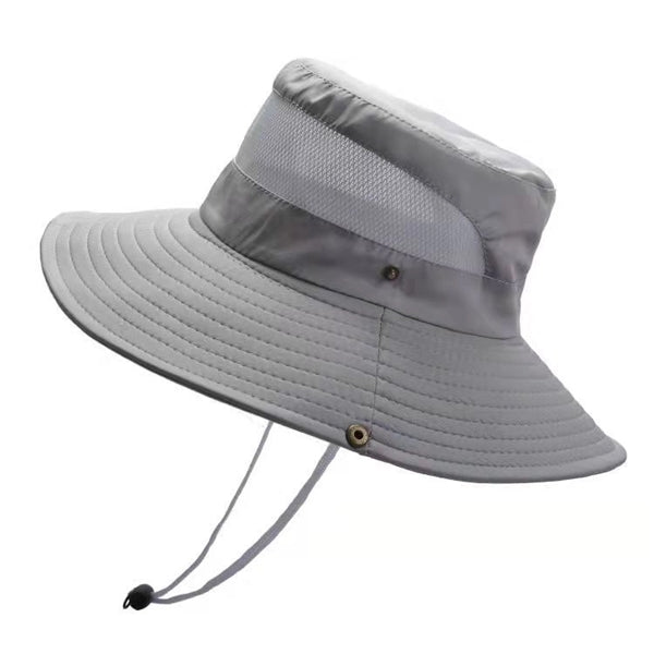 Side Mesh Bucket Fisherman Hat