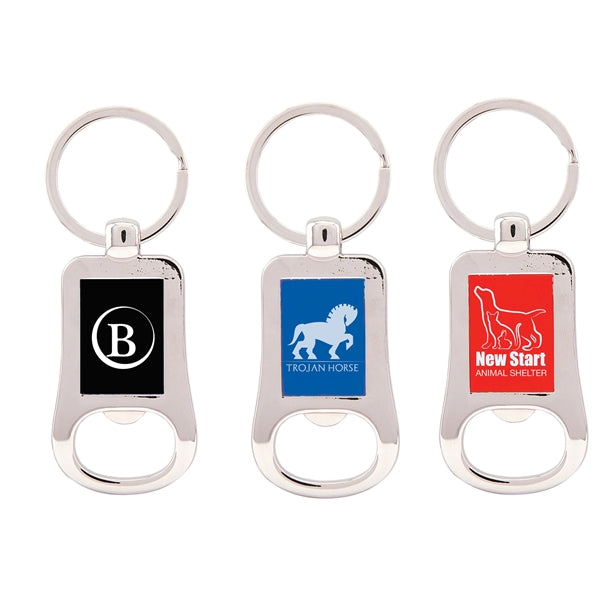 2 1/8" Bottle Opener Keychain Laser Engraved