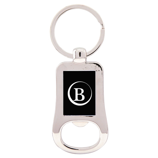 2 1/8" Bottle Opener Keychain Laser Engraved