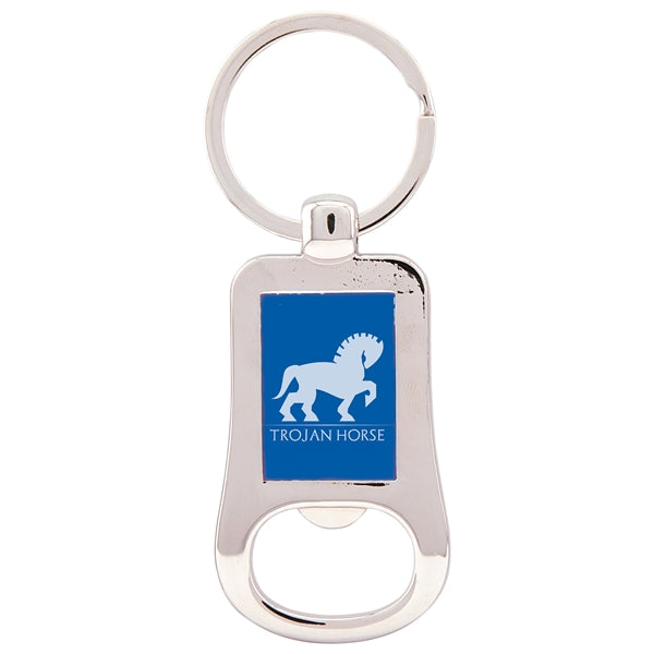 2 1/8" Bottle Opener Keychain Laser Engraved
