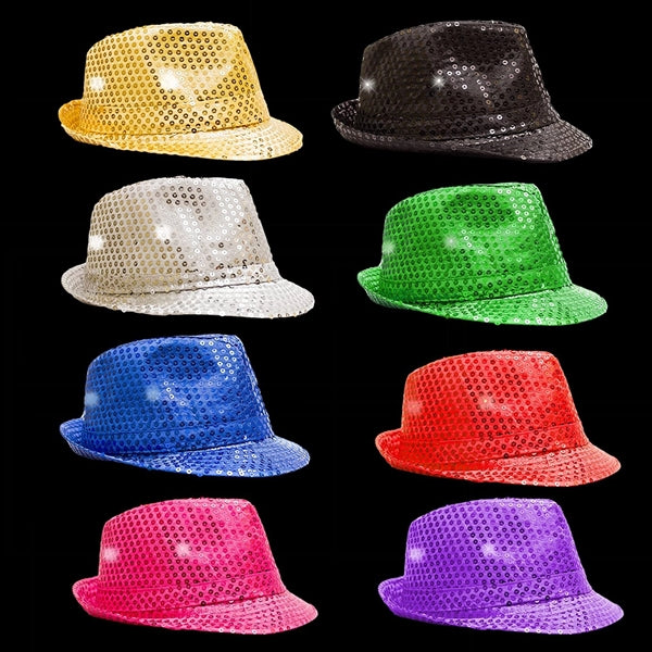 Sequin Fedoras Hats
