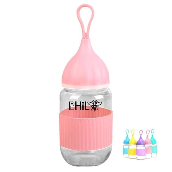 9.5oz Water Glass Bottle Rope Cup