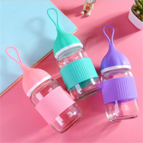9.5oz Water Glass Bottle Rope Cup