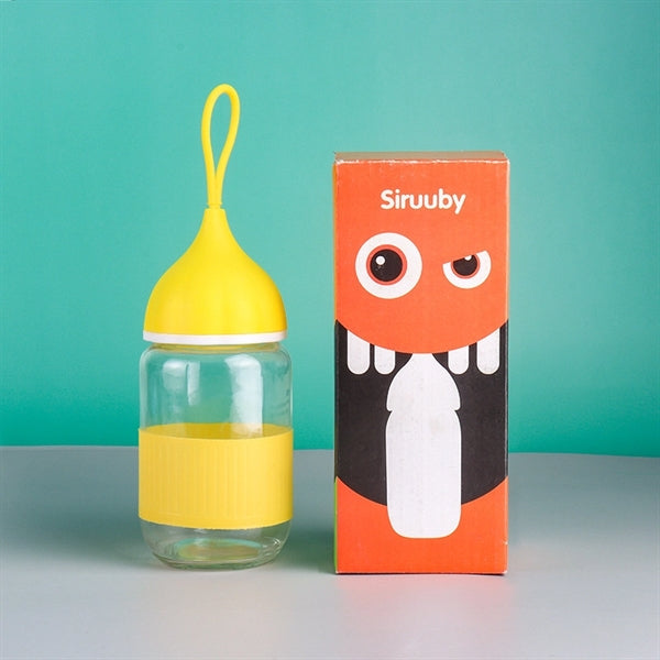 9.5oz Water Glass Bottle Rope Cup