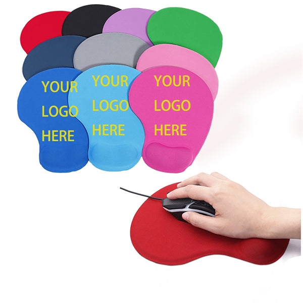 Ergonomic Mouse Pad With Gel Wrist Rest Support