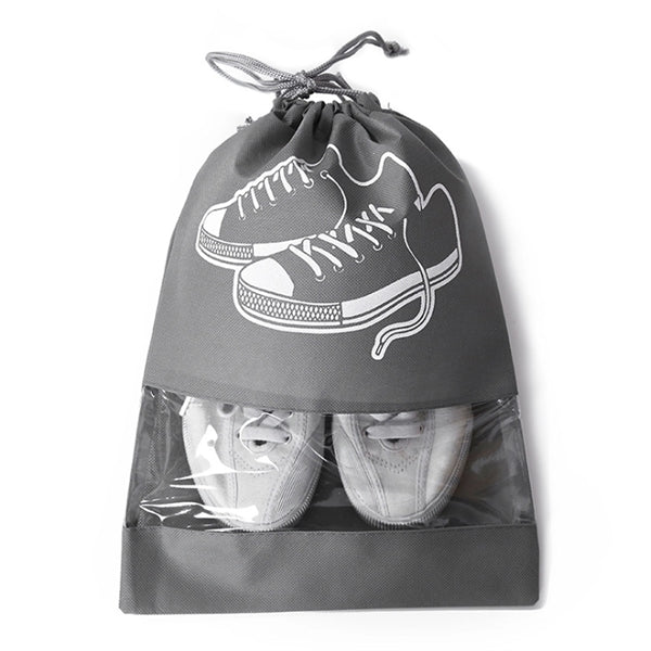 Travel Shoe Storage Bag Dustproof Drawstring Pocket