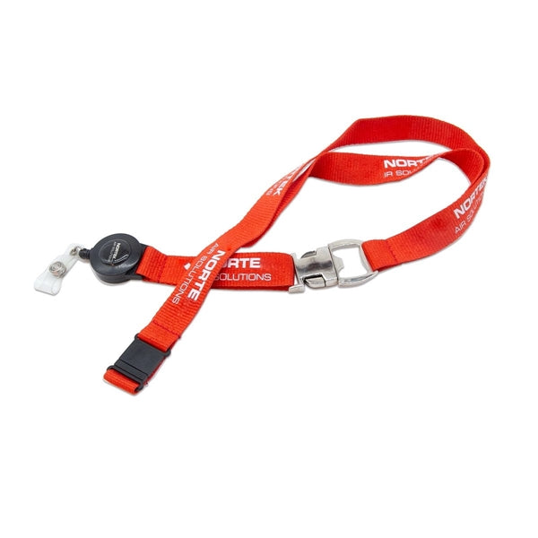 3/4" Polyester Lanyard w/ Bottle Opener & Retractable