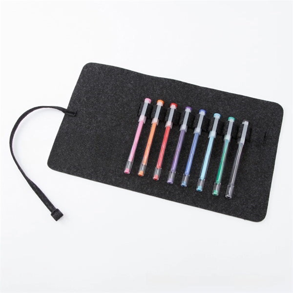 Pen Roller Pencil Case Roll Wrap Holder Bag Pouch