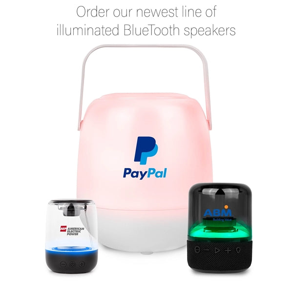 10-Watt Bluetooth Light-Up Speaker with Carrying Handle