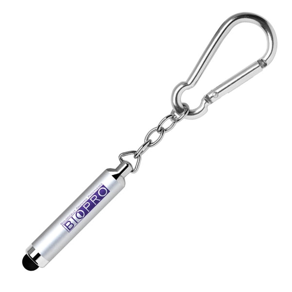 Stylus-340 Custom Stylus Carabiner Keychain