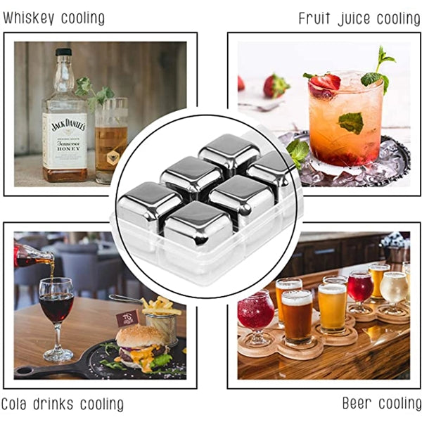 Whiskey Stainless Steel Ice Cube