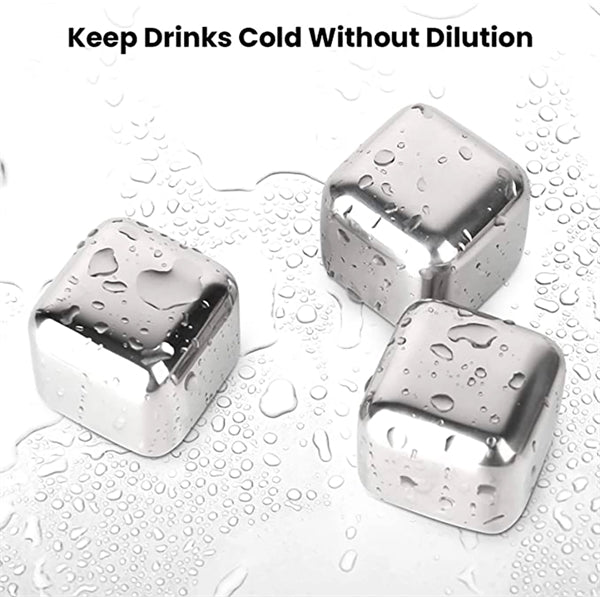 Whiskey Stainless Steel Ice Cube