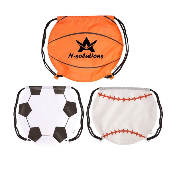 Soccer/Basketball Drawstring Backpack