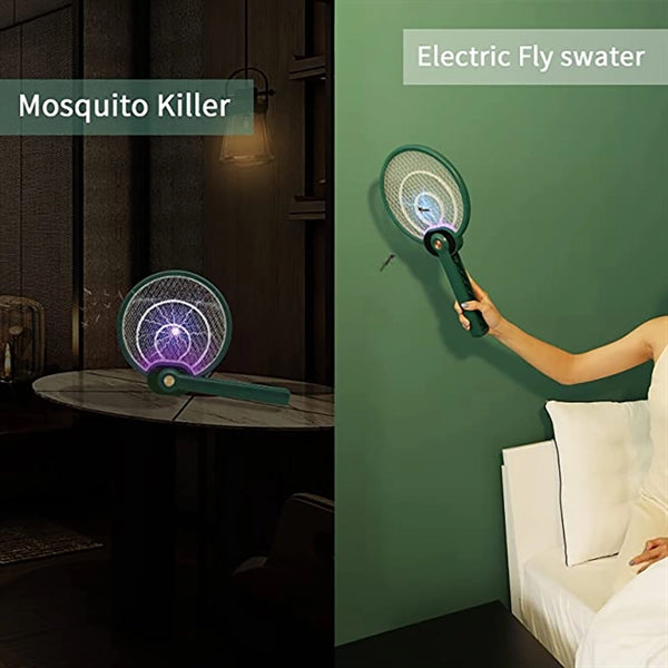 Electric Fly Swatter With Bug Zapper