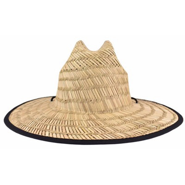 Straw Hat With Custom Patch