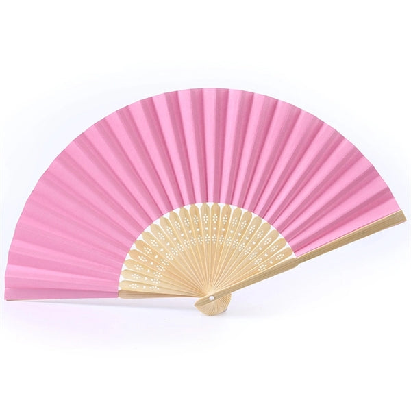 Full-color Folding Bamboo Paper Hand Fan