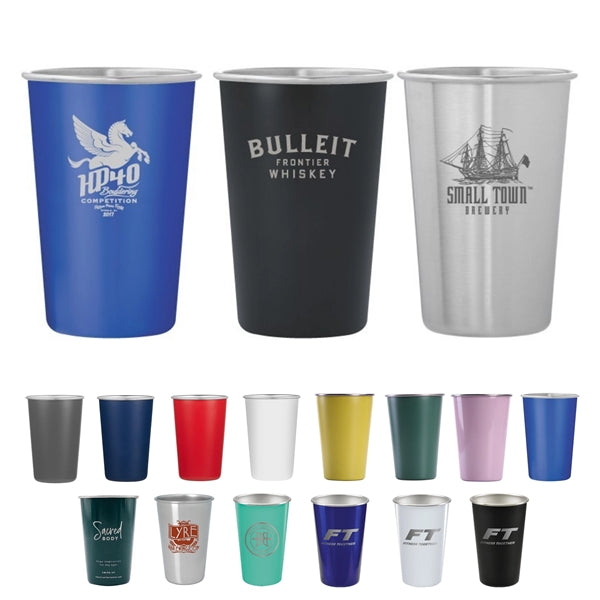 16 Oz. Stainless Steel Pint Cup