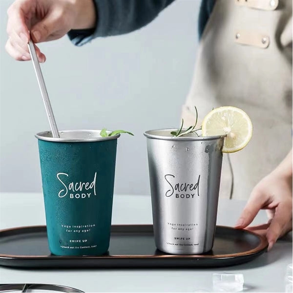 16 Oz. Stainless Steel Pint Cup