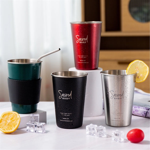 16 Oz. Stainless Steel Pint Cup