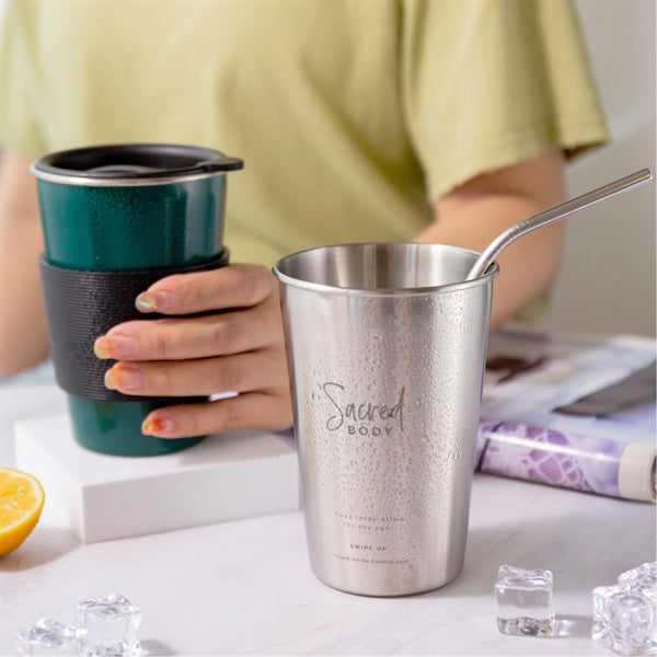 16 Oz. Stainless Steel Pint Cup
