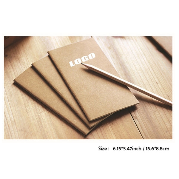 Eco Kraft Paper Blank Jotters Note Notebook Daily Memo Pad