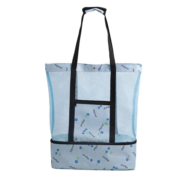 Beach Bag with Cooler Button