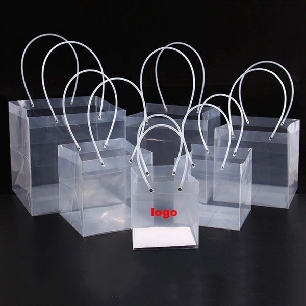Square Clear Gift Tote with Handle