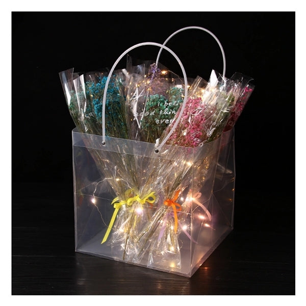 Square Clear Gift Tote with Handle