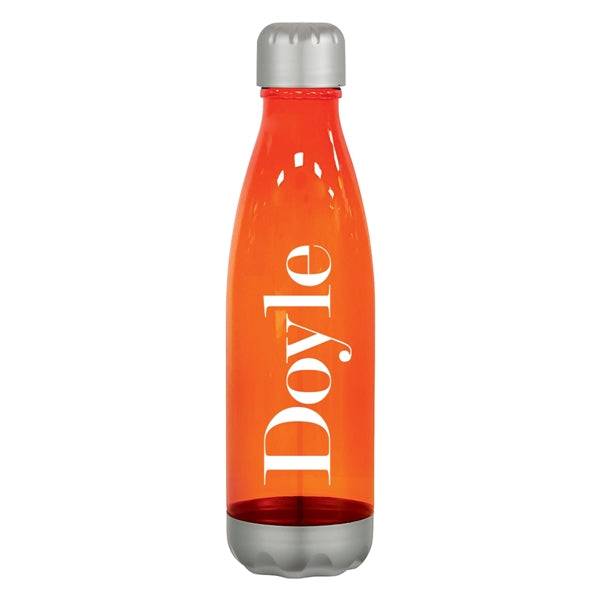 Single Wall Plastic Water Bottle-25 oz.