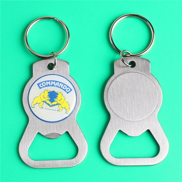 Stainless Steel Bottle Opener Keychain