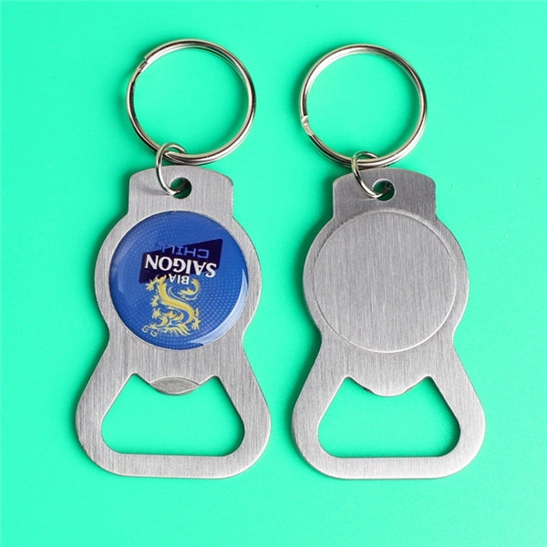 Stainless Steel Bottle Opener Keychain