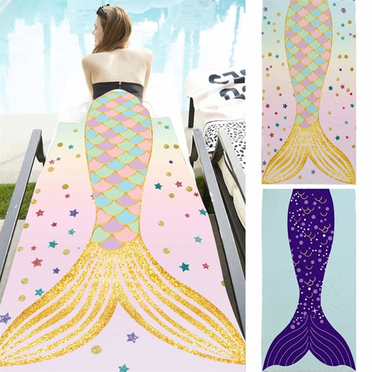 Dye Sublimated Microfiber Sand Proof Beach Towel