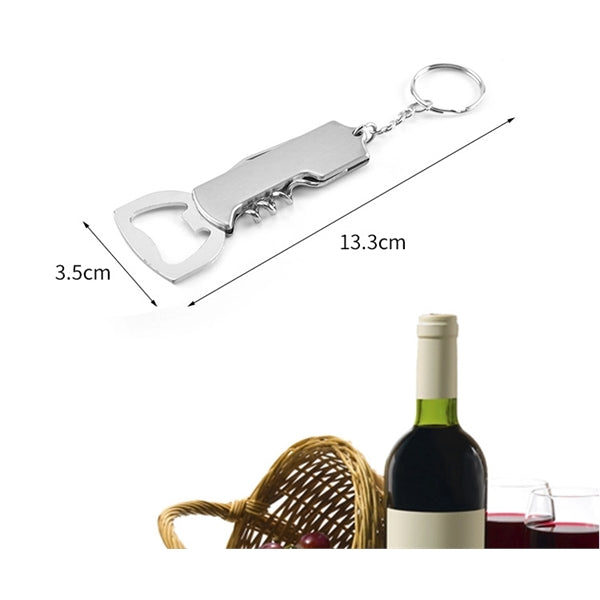 Multifunction Pocket Survival Tool Key Chain Bottle Opener