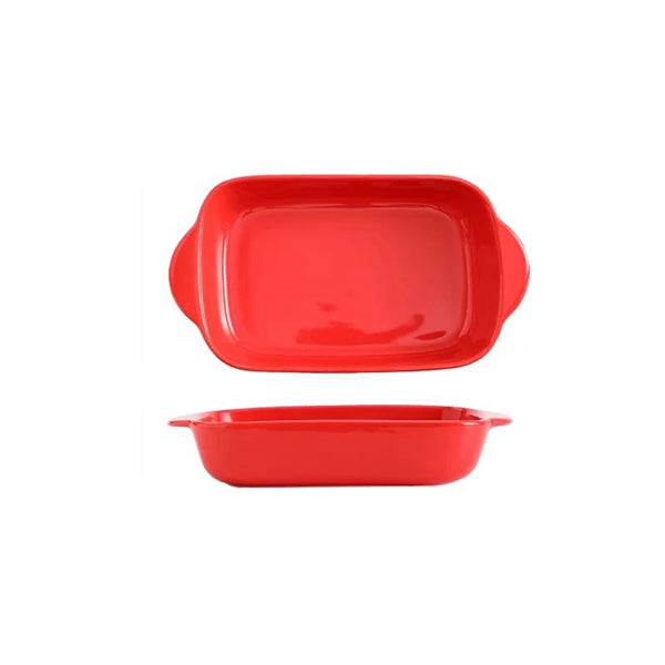 Small Ceramic Baking Dish with Double Handle
