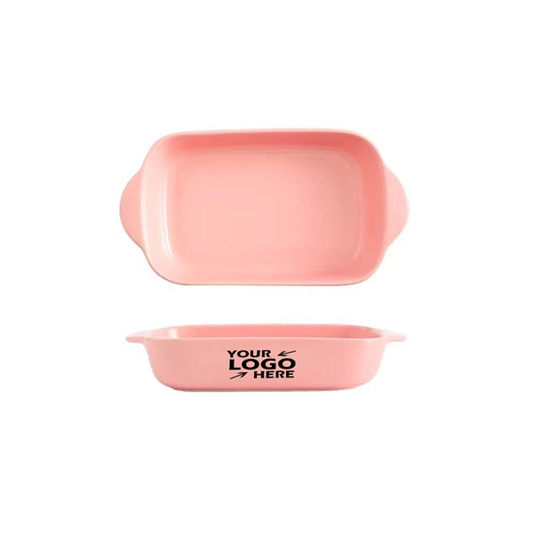 Small Ceramic Baking Dish with Double Handle