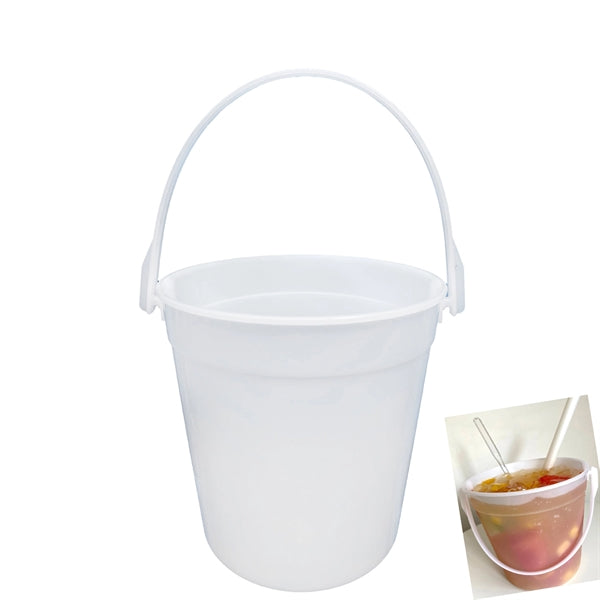 Plastic Ice Bucket with Handle