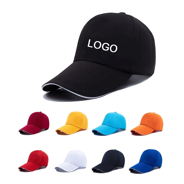Five-panel Cotton Baseball Cap