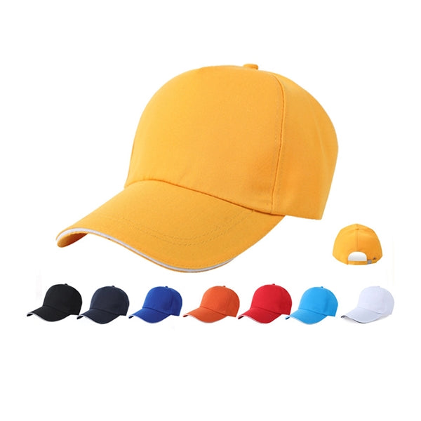 Five-panel Cotton Baseball Cap
