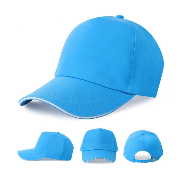 Five-panel Cotton Baseball Cap