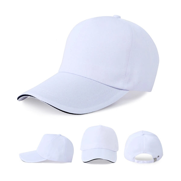 Five-panel Cotton Baseball Cap