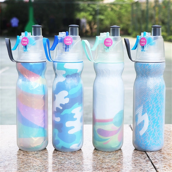 Misting Water Bottle 2-In-1 Mist And Sip Function