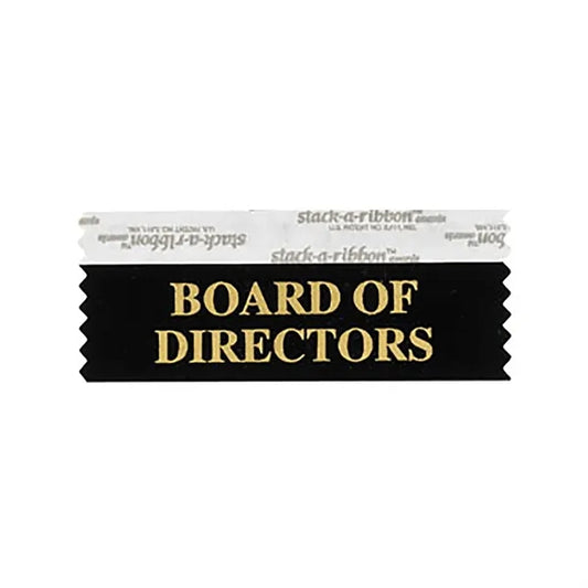 Black Board Of Directors Award Ribbon