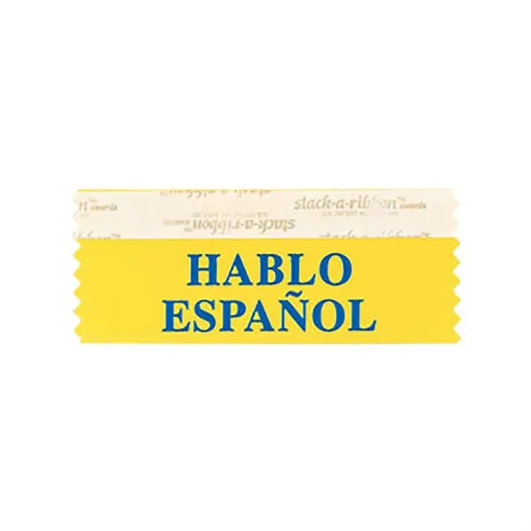Hablo Espanol Award Ribbon