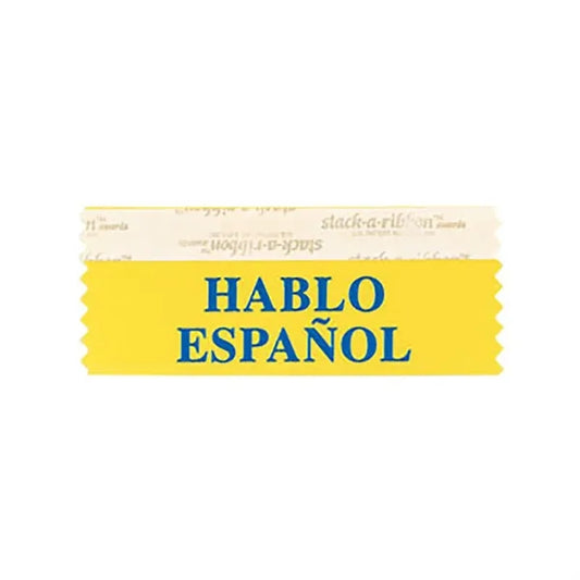 Hablo Espanol Award Ribbon