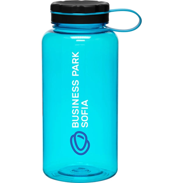 34 oz h2go Wide 2.0 Single Wall Plastic Bottle with Handle
