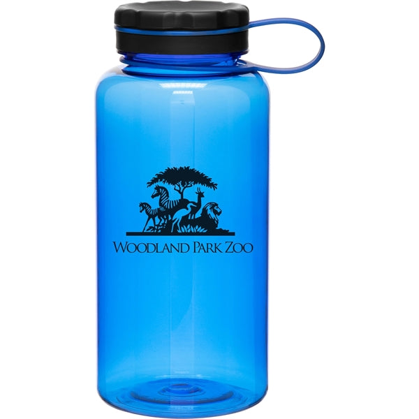 34 oz h2go Wide 2.0 Single Wall Plastic Bottle with Handle