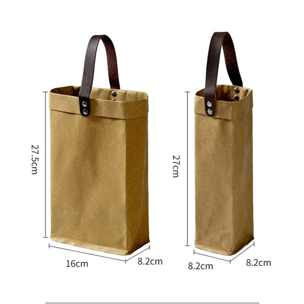 Kraft Washable Paper Wine Bag