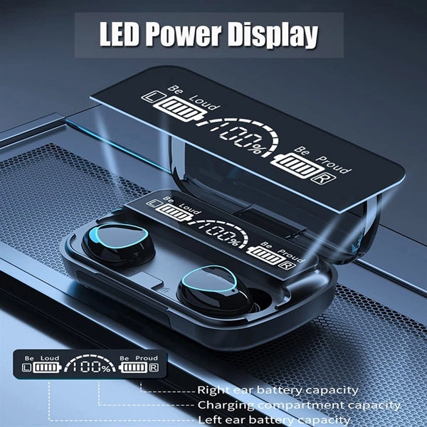 Waterproof Touch Control Wireless Earbuds Bluetooth