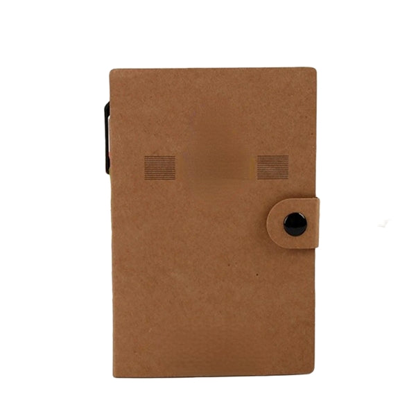Kraft Notepad With Sticky Notes And Pen